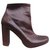 Chloé p boots 37,5 Dark brown Lambskin  ref.275265
