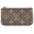 Louis Vuitton Brown Monogram Coin Pouch Cloth  ref.275379