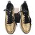 Kennel & Schmenger Viper komb Yuko scarpe da ginnastica D'oro Pelle  ref.275578