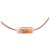 Hermès Colar de arame de resina Hermes Orange Bijouterie Fantaisie Multicor Laranja Plástico  ref.275703