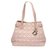 Dior Pink Cannage Panarea Tote Bag Leather Cloth Pony-style calfskin Cloth  ref.275731