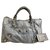 City Authentic Balenciaga Giant Work bag in storm color Grey Leather  ref.275893