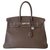 Hermès HERMES BIRKIN BAG 35 etoupe Grey Leather  ref.275973