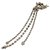Saint Laurent Earrings Silvery Metal  ref.276018