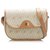 Dior Brown Honeycomb Coated Canvas Shoulder Bag Beige Light brown Leather Cloth Pony-style calfskin Cloth  ref.276082