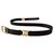 Chanel Belts Dark brown Gold hardware Leather Metal  ref.276351