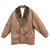 Autre Marque giacca canadese vintage nuova condizione, Taglia XL Marrone Cotone Poliestere  ref.276357