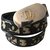 Dior Belts Black Cream Leather Cloth  ref.276364