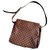 Louis Vuitton Bastille checkered brown Chocolate Leather Synthetic  ref.276650
