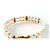 Autre Marque Bracciale manchette in oro giallo con perle Akoya e diamanti Bianco Gold hardware - vista 12