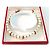 Autre Marque Bracciale manchette in oro giallo con perle Akoya e diamanti Bianco Gold hardware - vista 15