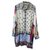 Etro paisley silk long shirt Multiple colors  ref.276669