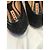 Marni Ballerine di pelle e tweet, UK 4 Nero Grigio - vista 7