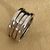 Bulgari Anello Bvlgari b.Zero 1 ORO BIANCO Argento