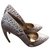 Walter Steiger REAL PHYTON PUMPS Cream Python print Exotic leather  ref.276803