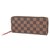 Louis Vuitton portofeuilles Clemence cartera larga para mujer N60534 cereza Lienzo  ref.277087