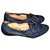 TOD'S LACE UP SNIKERS LOW-TOP DE COURO Azul  ref.277142