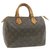 Louis Vuitton Speedy 25 Brown Cloth  ref.277178
