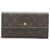 Louis Vuitton Brown Monogram Porte Tresor International Toile Marron  ref.277271