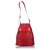 Louis Vuitton Red Epi Sac dEpaule Leather  ref.277285