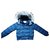 Moncler Fur hood Bleu Marine  ref.277431