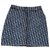 Mini skirt monogram Christian Dior Blue Navy blue Cotton  ref.277445
