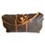 Louis Vuitton keepall 60 Shoulder bag Dark brown Cloth  ref.277490
