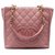 Chanel Handbags Pink Leather  ref.277495