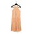Chanel 01C DRESS FR38 APRICOT BACKLESS VELVET Soie Viscose Orange  ref.277972