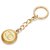Chanel Gold CC Gold-tone Key Chain Golden Metal  ref.278079