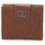 Petit portefeuille Chanel en cuir marron Wild Stitch Veau façon poulain  ref.278140