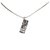 Dior Silver Dior Oblique Trotter Pendant Necklace Silvery Metal  ref.278141