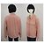 Drome Trucker Jacke aus Lammfellleder in Rouge Größe S. 36 Pink - Ansicht 3