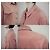 Drome Trucker Jacke aus Lammfellleder in Rouge Größe S. 36 Pink - Ansicht 9