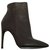 Pollini metallic ankle boots NEW Silvery Grey Leather  ref.278881