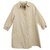 Burberry woman raincoat vintage t 40 Beige Cotton  ref.279208