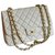 Chanel Timeless Jumbo Bag w/ card Cream Leather  ref.279214