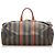 Borsa da viaggio Fendi Brown Pequin - vista 3