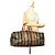 Borsa da viaggio Fendi Brown Pequin - vista 9
