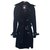 Chanel Ultra Rare Velvet Trench Coat Black  ref.279503