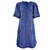 Chanel Vestidos Azul Algodão  ref.279506