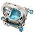 Anello Edouard Nahum "Sterina" in oro bianco, diamanti e topazio - vista 3