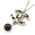 Chanel necklace Silvery Plastic  ref.279640