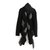 Comme Des Garcons AW14 Rope Front Knit Jacket Black Wool  ref.280163