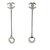 Chanel earring Silvery Metal  ref.280225