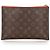 Louis Vuitton Brown Monogram Pochette Pallas Marrone Rosso - vista 3