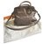 Granville Dior Handtaschen Grau Silber Hardware Lammfell  ref.280668