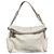 Chanel Handbags White Silver hardware Leather  ref.280858