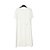 Chanel dress cotton mix white minimal fr40/42 Cream  ref.280990
