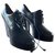 Giorgio Armani Richelieu (heeled derbies) Dark blue Leather  ref.281057